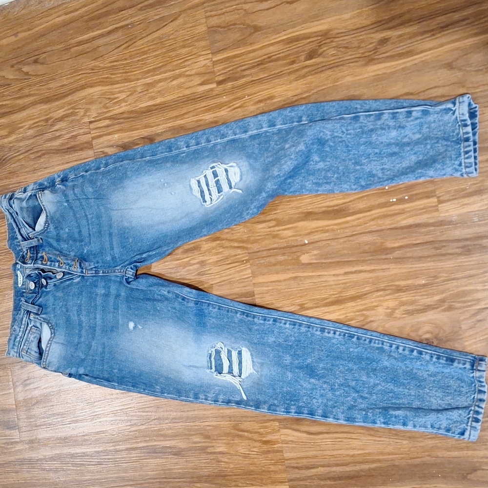 Button up front old navy jeans